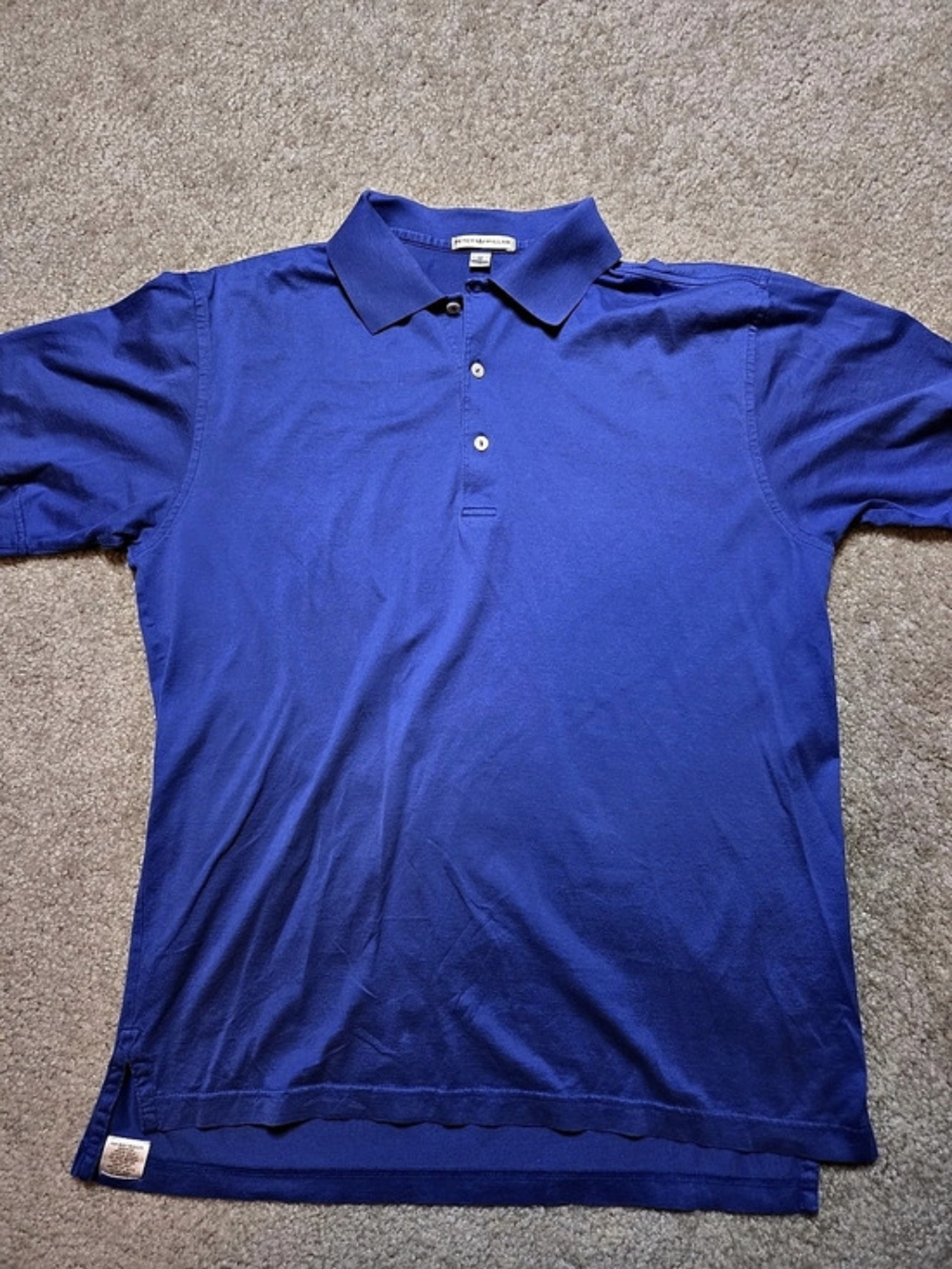 Peter Millar Royal Blue Short Sleeve Polo Golf Shirt Men’s Size M
